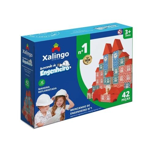 BRINCANDO ENGENHEIRO N1 - 42 PÇS